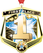 1st Place Marquee Insert Medal