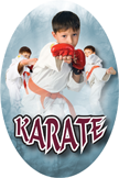 Martial Arts- Karate Oval Insert