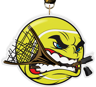 Tennis Krunch Colorix-M Acrylic Medal