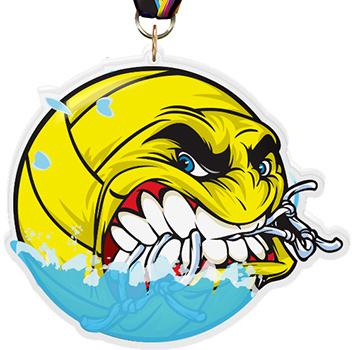 Water Polo Krunch Colorix-M Acrylic Medal