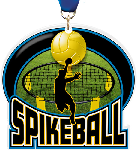 Spikeball Colorix-M Acrylic Medal - 3.75 inch