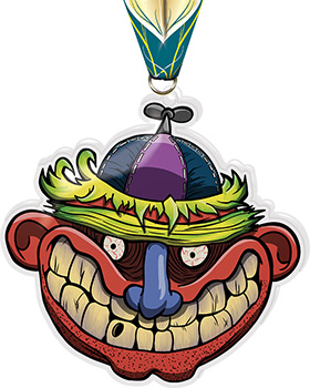 Exclusive TD Creepz Billy Colorix-M Acrylic Medal - 5 inch