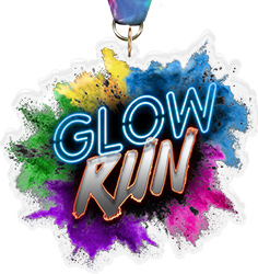 Glow Run Colorix-M Acrylic Medal