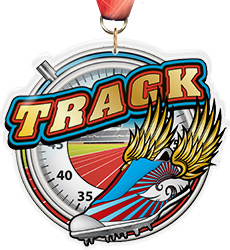 Track Colorix-M Acrylic Medal