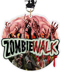Zombie Walk Colorix-M Acrylic Medal
