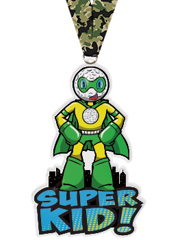 Exclusive Golf Super Kid Acrylic Medal- 4 inch