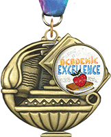 Academic Excellence Insert Academic Medal