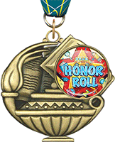 Honor Roll Insert Academic Medal