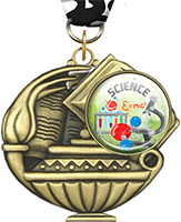 Science Insert Academic Medal