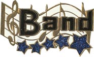 5 Star Music Award Pins- Band