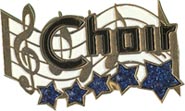 5 Star Music Award Pins- Choir