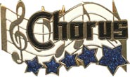 5 Star Music Award Pins- Chorus