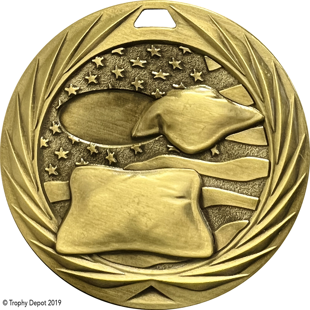 Cornhole 1.75 inch Blade 3D Diecast Medal