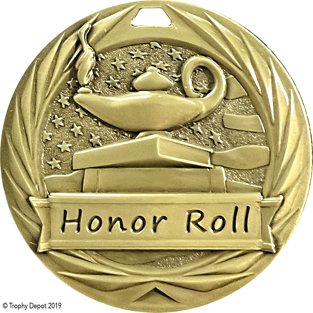 Honor Roll 1.75 inch Blade 3D Diecast Medal