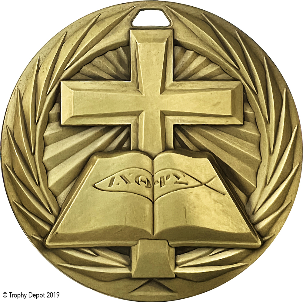 Religion 1.75 inch Blade 3D Diecast Medal