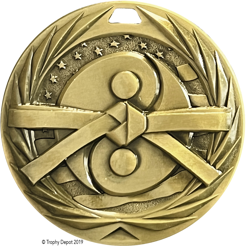 Martial Arts 1.75 inch Blade 3D Diecast Medal