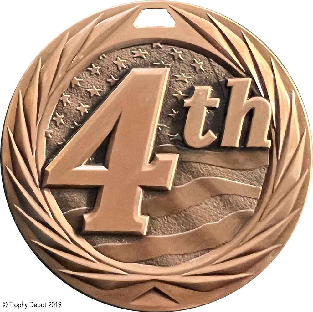 4th 2.75 inch Blade 3D Diecast Medal