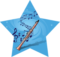 Music- Clarinet Star Insert