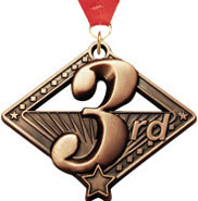 3rd Place Diamond Star Medal