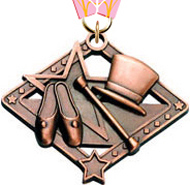 Dance Diamond Star Medal - Bronze