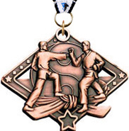 Martial Arts Diamond Star Medal - Bronze