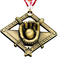 Softball Diamond Star Medal