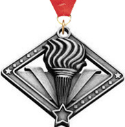 Victory Diamond Star Medal - Silver