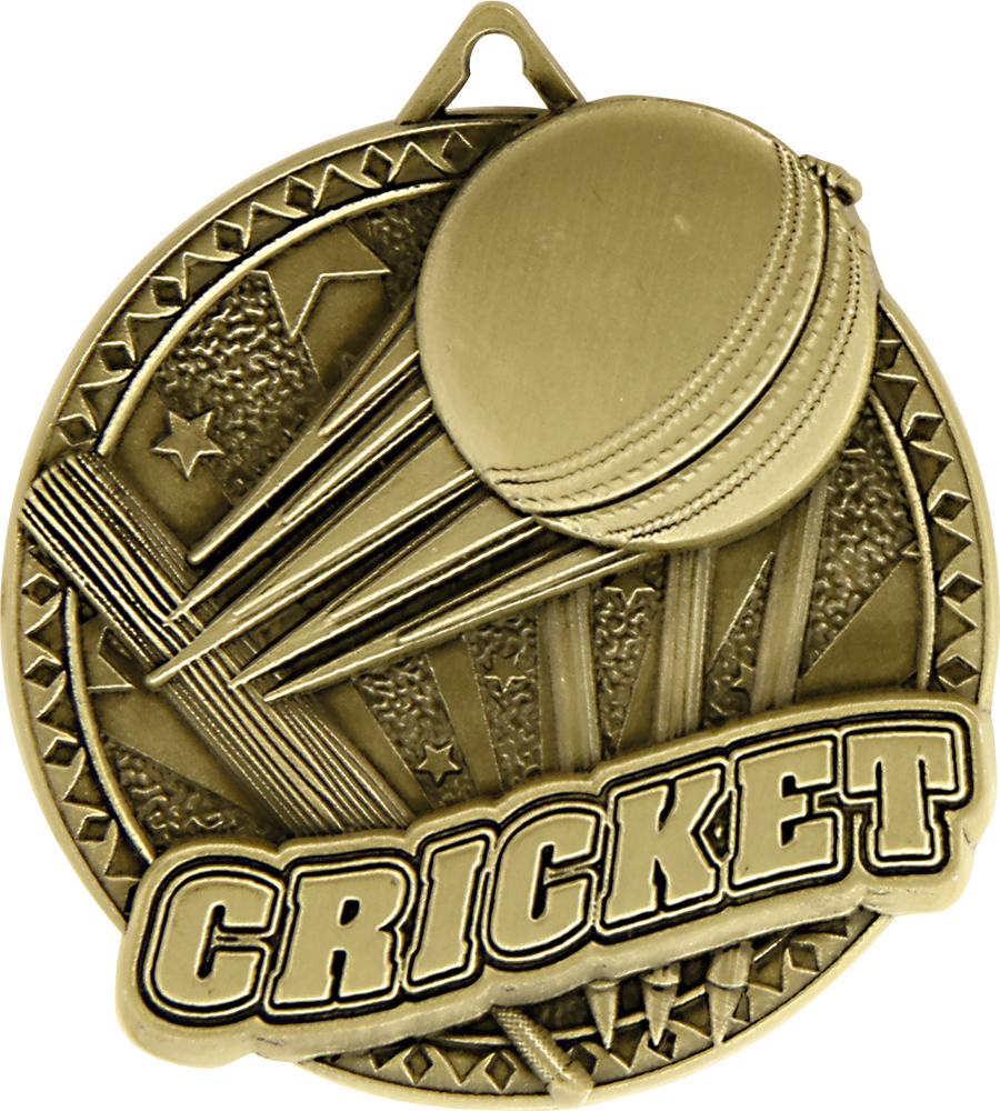 Cricket Ultra-Impact 3-D Medal