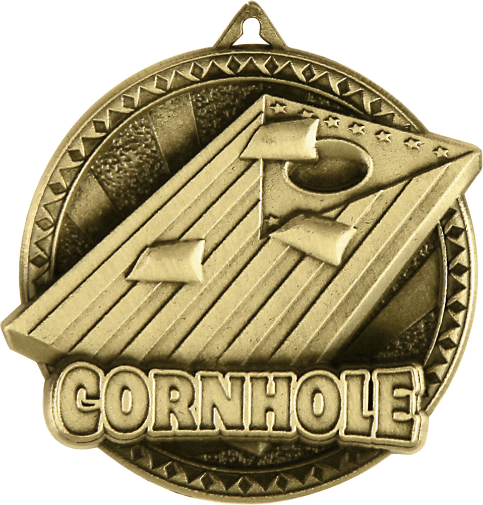 Cornhole Ultra-Impact 3-D Medal
