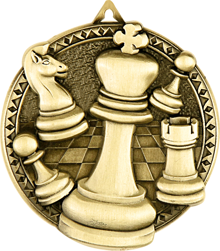 Chess Ultra-Impact 3-D Medal