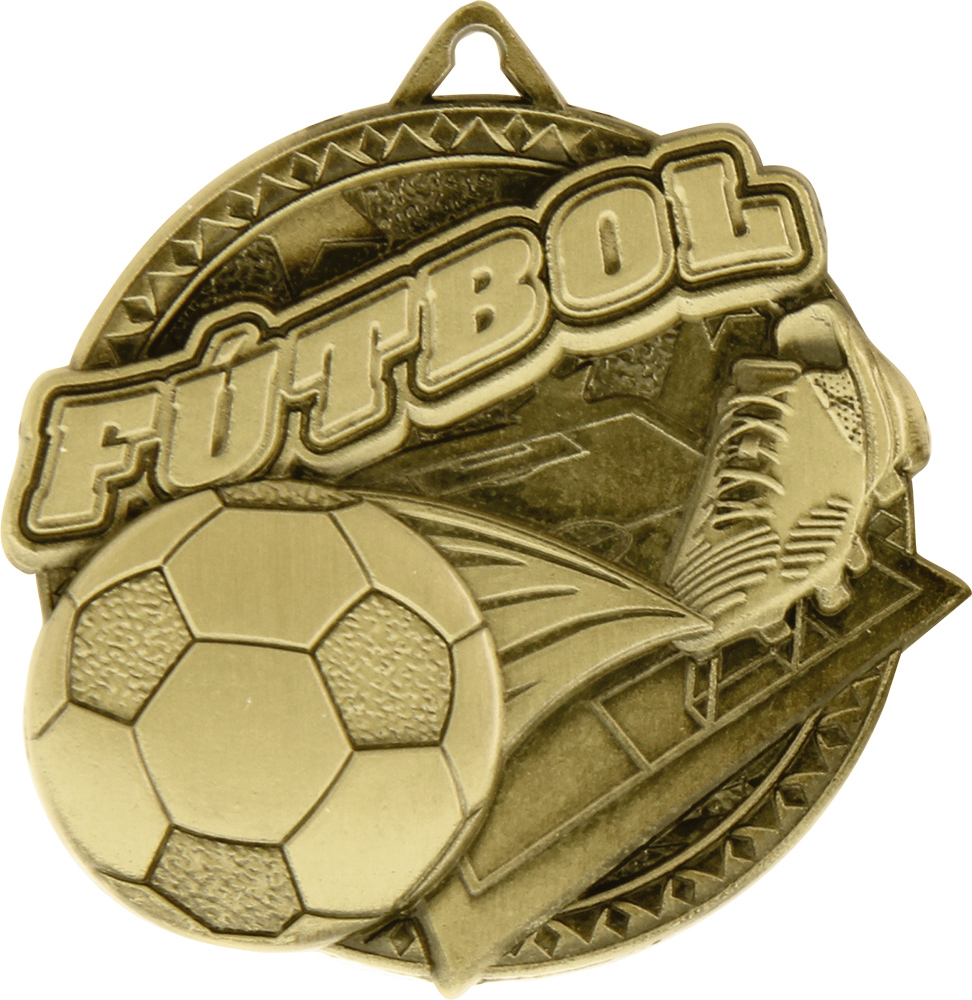 Futbol Ultra-Impact 3-D Medal