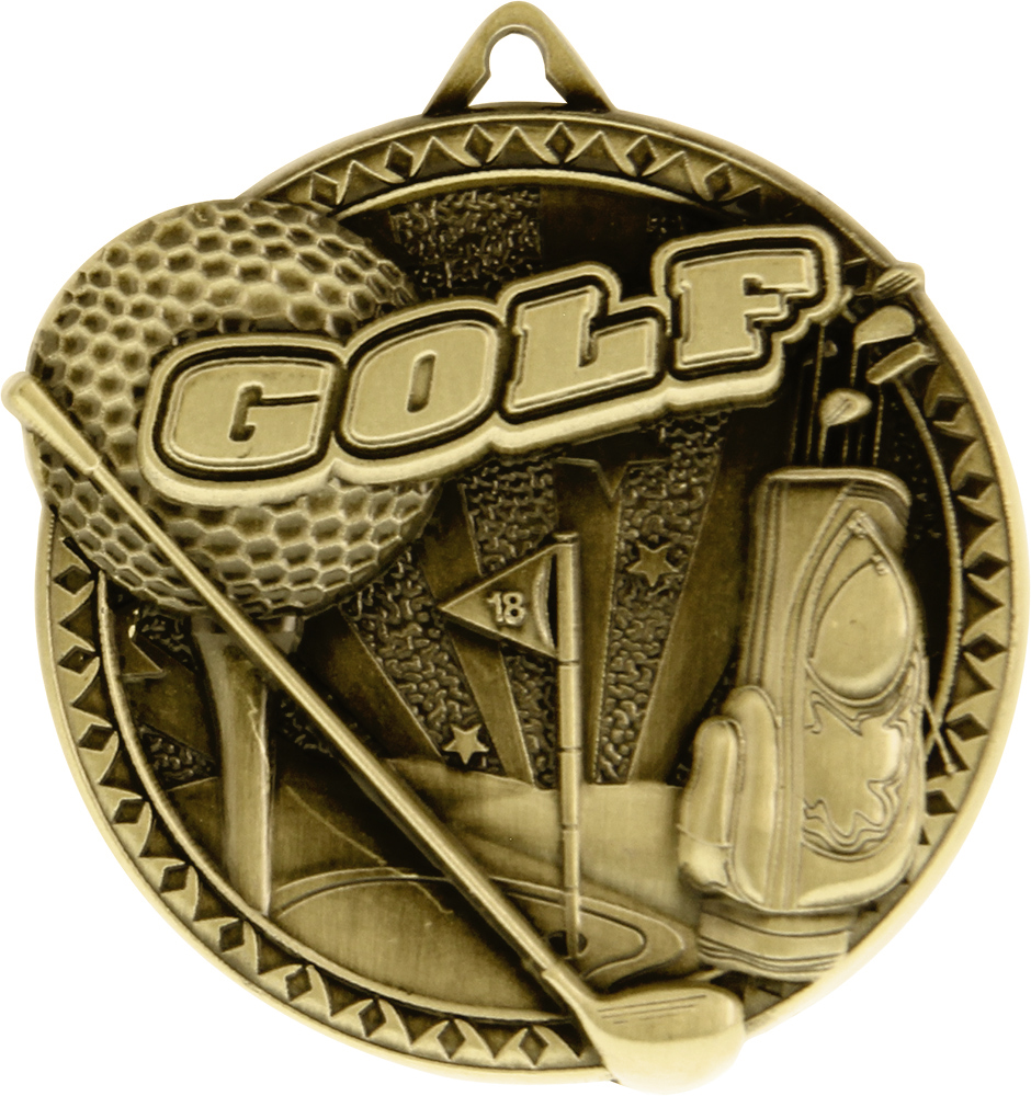 Golf Ultra-Impact 3-D Medal