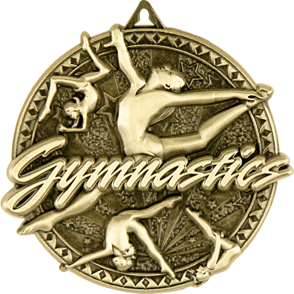 Gymnastics Female Ultra-Impact 3-D Medal