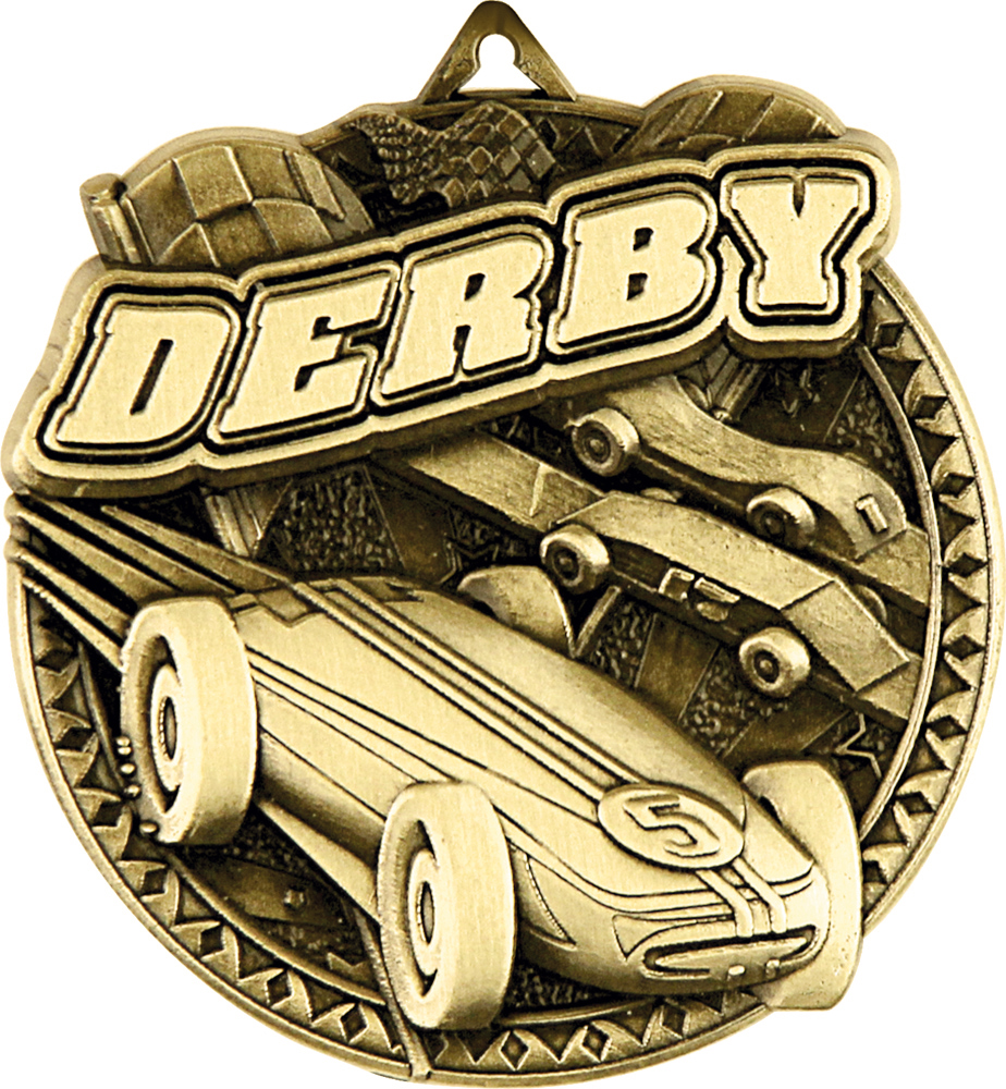 Derby Ultra-Impact 3-D Medal