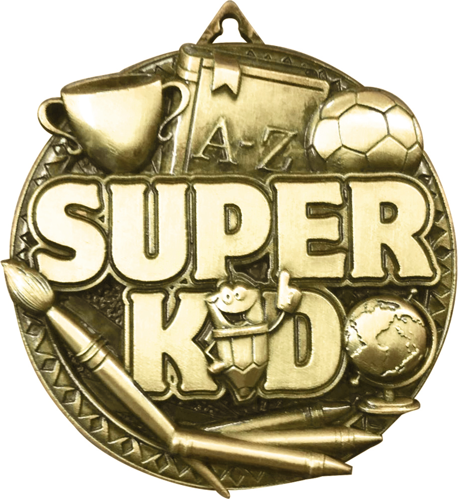 Super Kid Ultra-Impact 3-D Medal