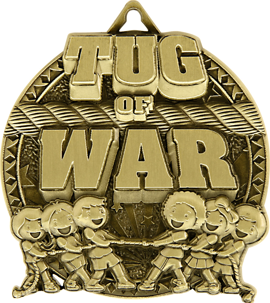 Tug of War Youth Ultra-Impact 3-D Medal