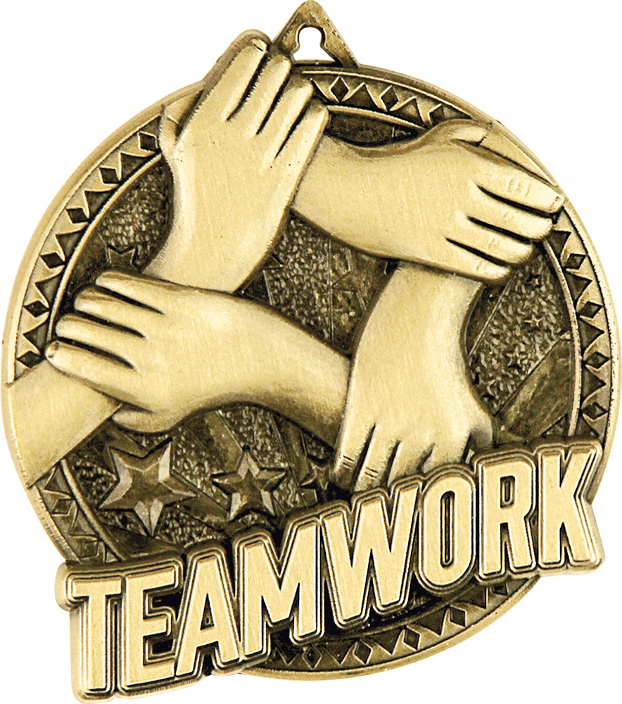 Teamwork Ultra-Impact 3-D Medal