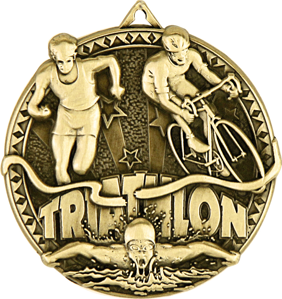 Triathlon Ultra-Impact 3-D Medal