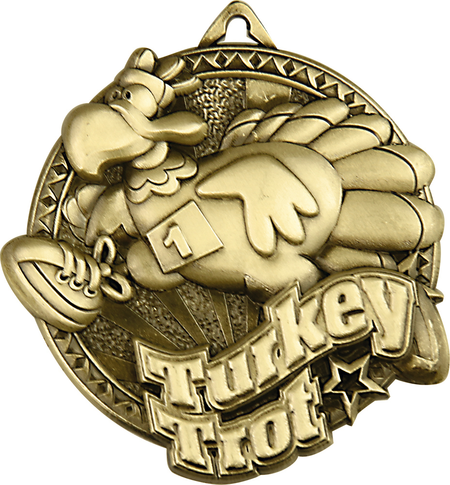 Turkey Trot Ultra-Impact 3-D Medal