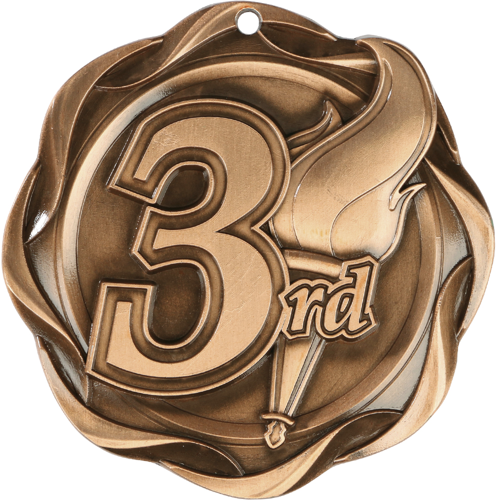3rd Fusion Diecast Medal