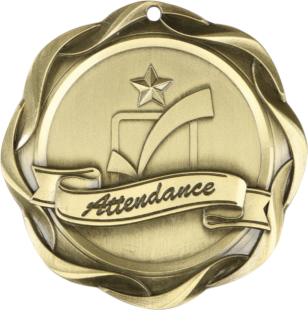Attendance Fusion Diecast Medal