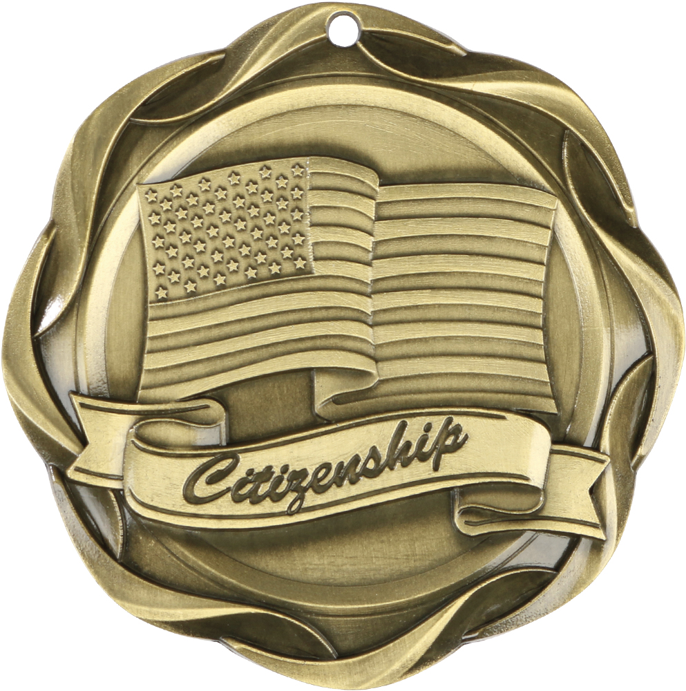 Citizenship Fusion Diecast Medal