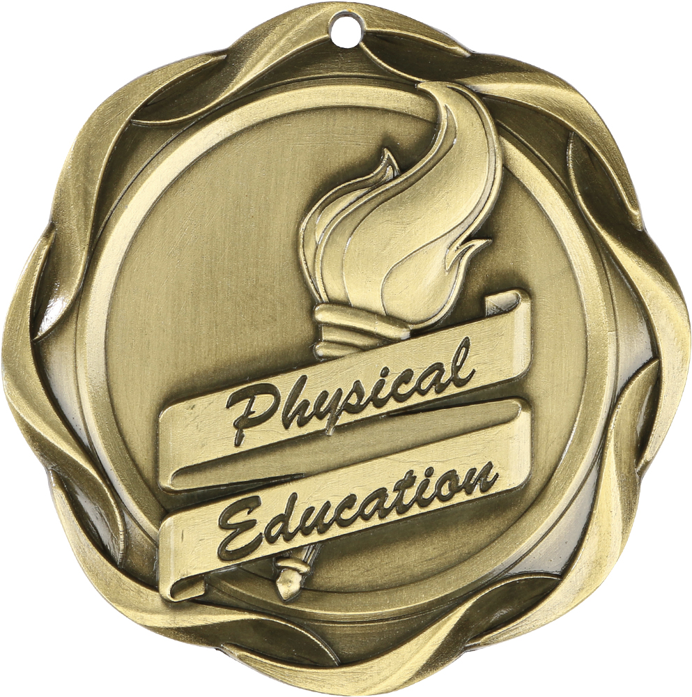 Physical Education Fusion Diecast Medal