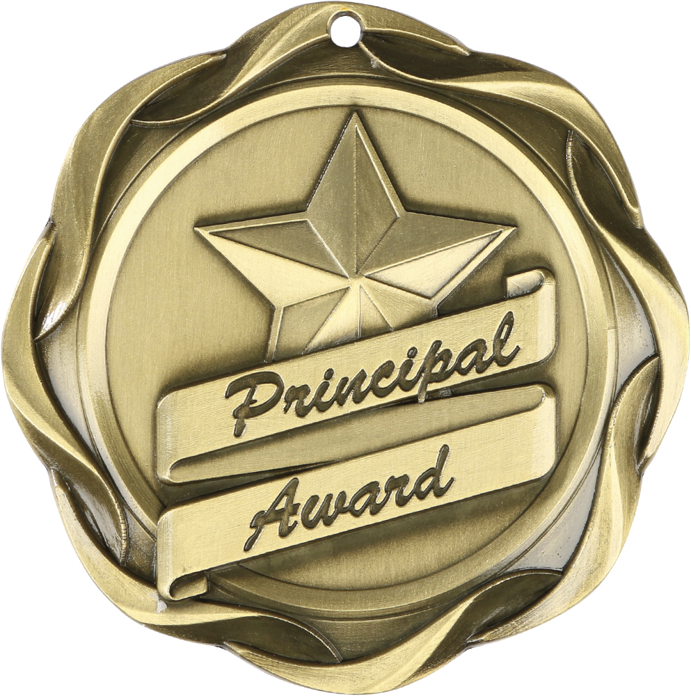 Principal Award Fusion Diecast Medal
