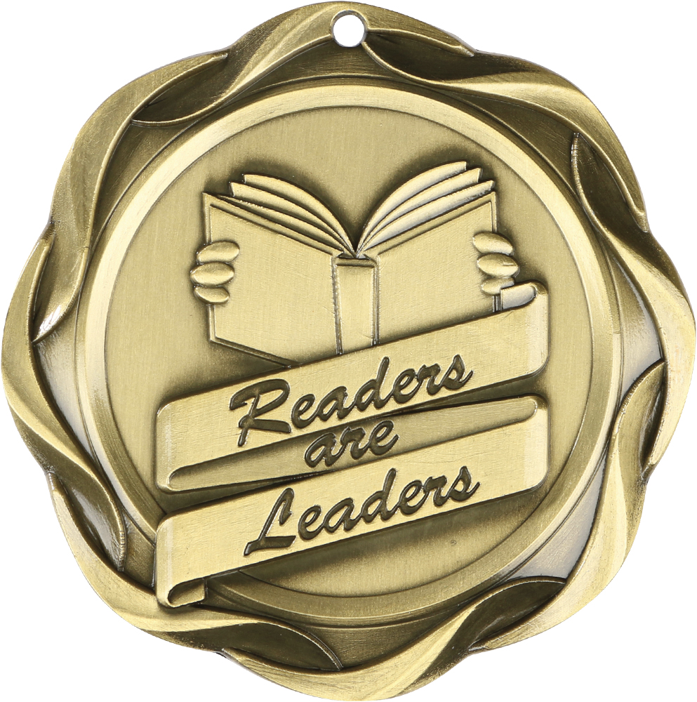 Readers Are Leader Fusion Diecast Medal
