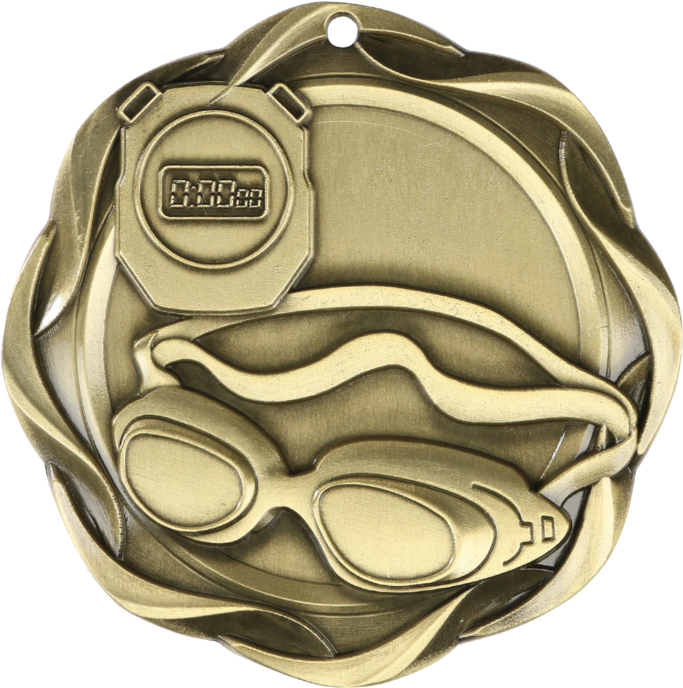 Swimming Fusion Diecast Medal