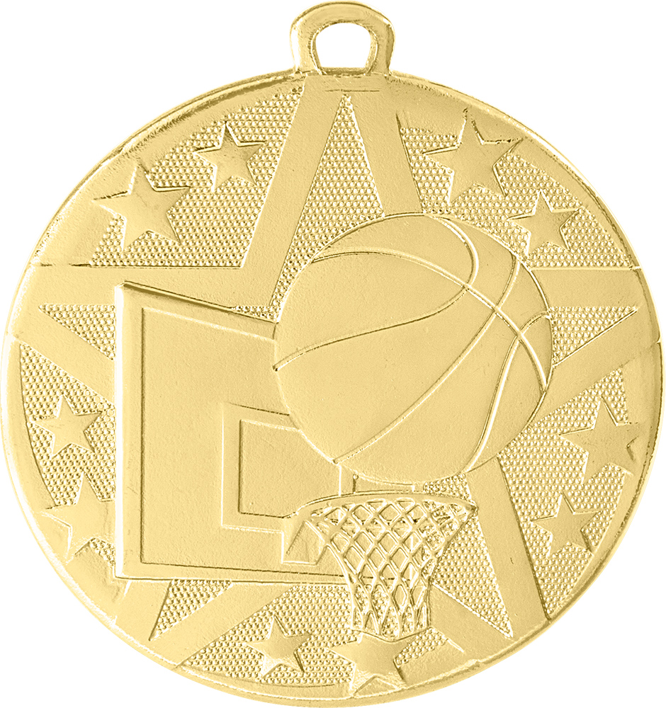 Basketball Bright Superstar Medal