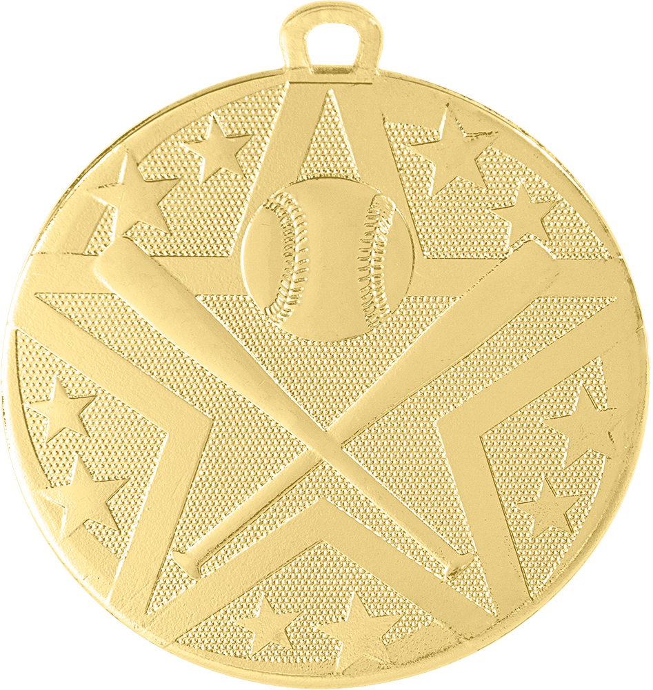 Baseball Bright Superstar Medal