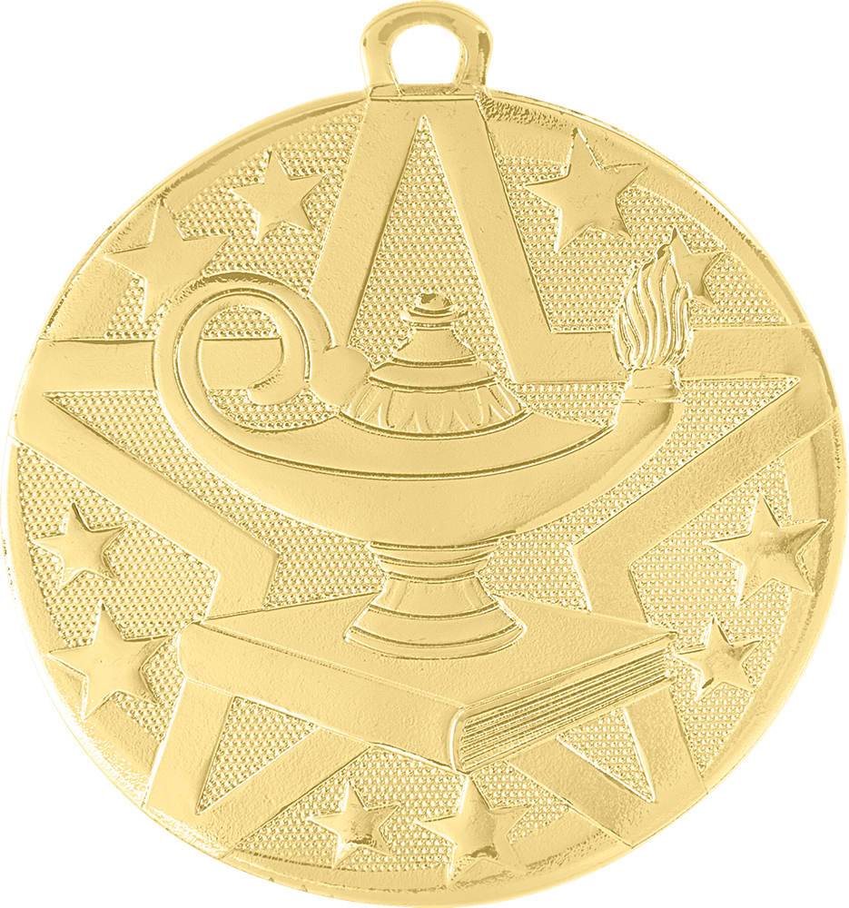 Lamp of Knowledge Bright Superstar Medal