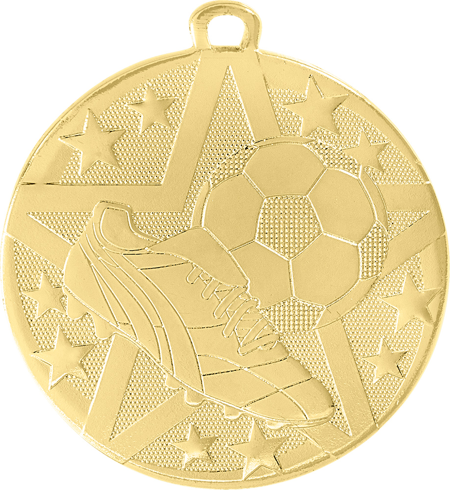 Soccer Bright Superstar Medal